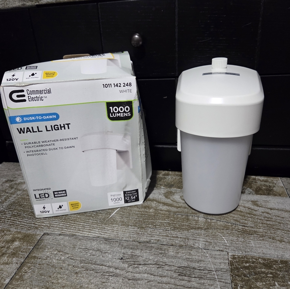 Commercial Electric FE 60-Watt, Equivalent CE Integrated LED Area Light